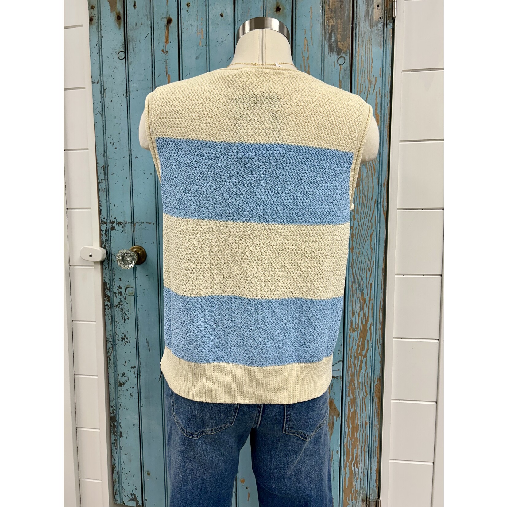 Compania Fantastica CF Stripe Knit Top