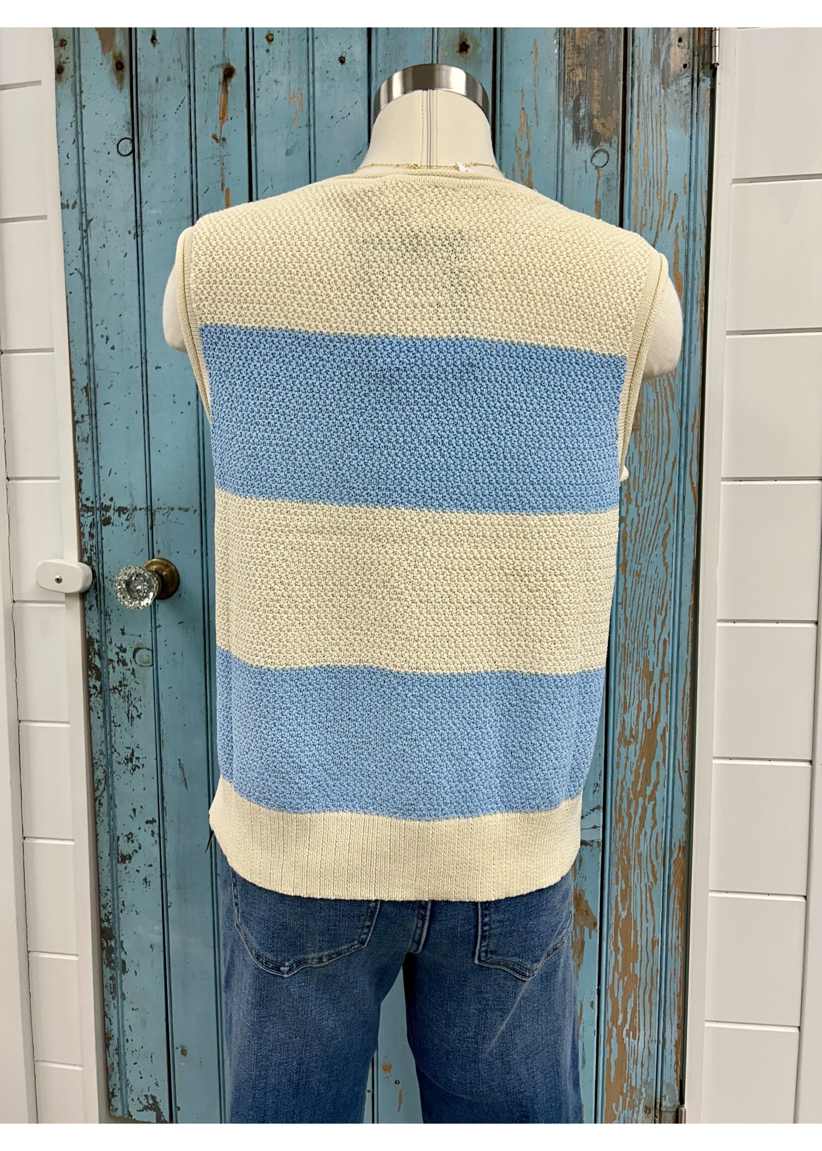 Compania Fantastica CF Stripe Knit Top