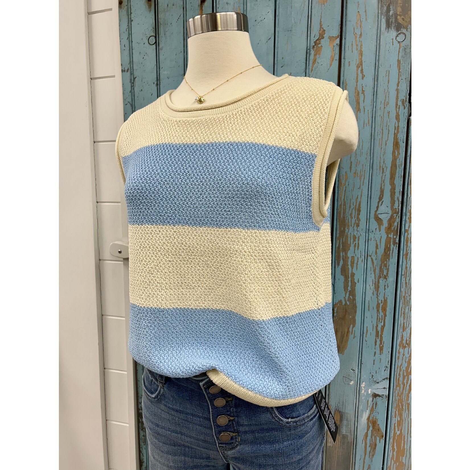 Compania Fantastica CF Stripe Knit Top