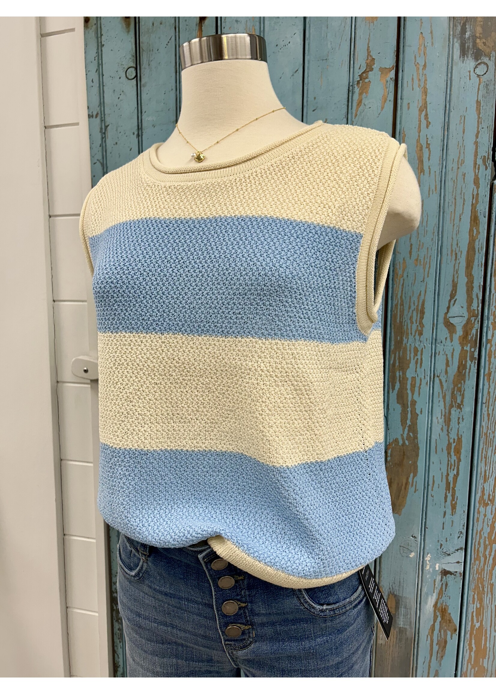 Compania Fantastica CF Stripe Knit Top