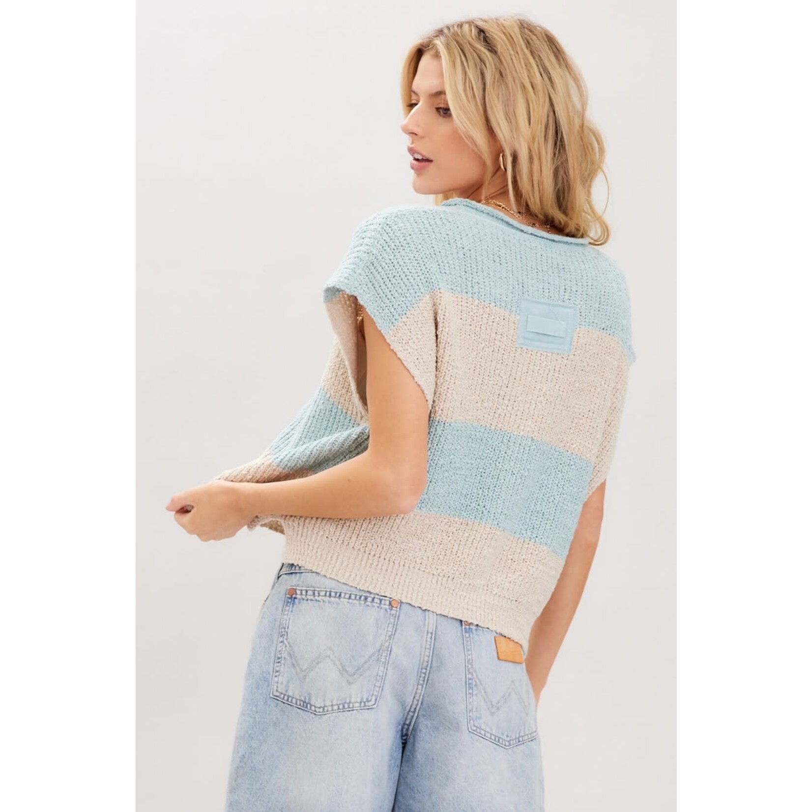 Illa Illa Illa Striped Sleeveless Sweater