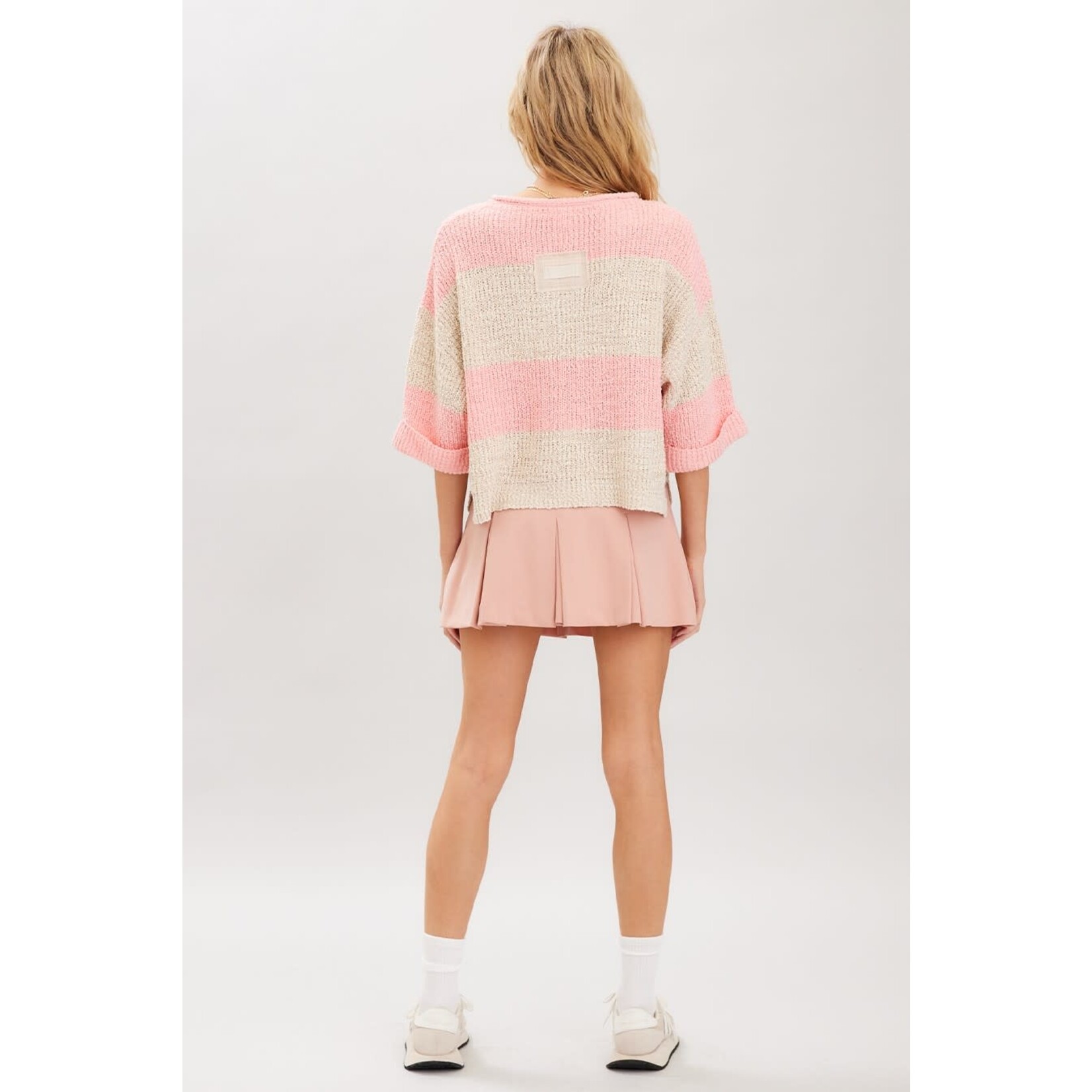 Illa Illa Illa Striped Patch Sweater