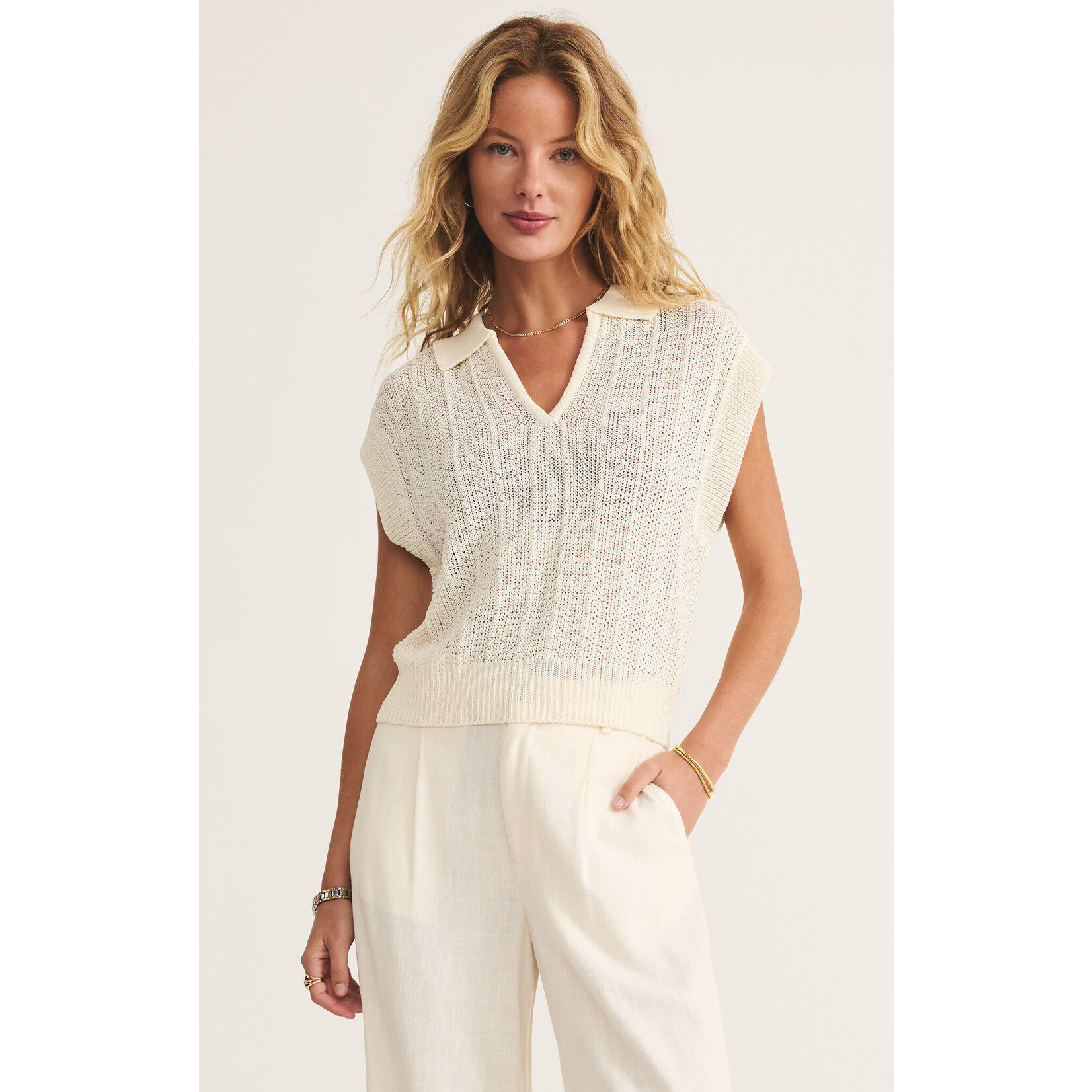 Z Supply ZS Lauden Polo Top