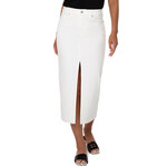 Liverpool White Front Slit Maxi