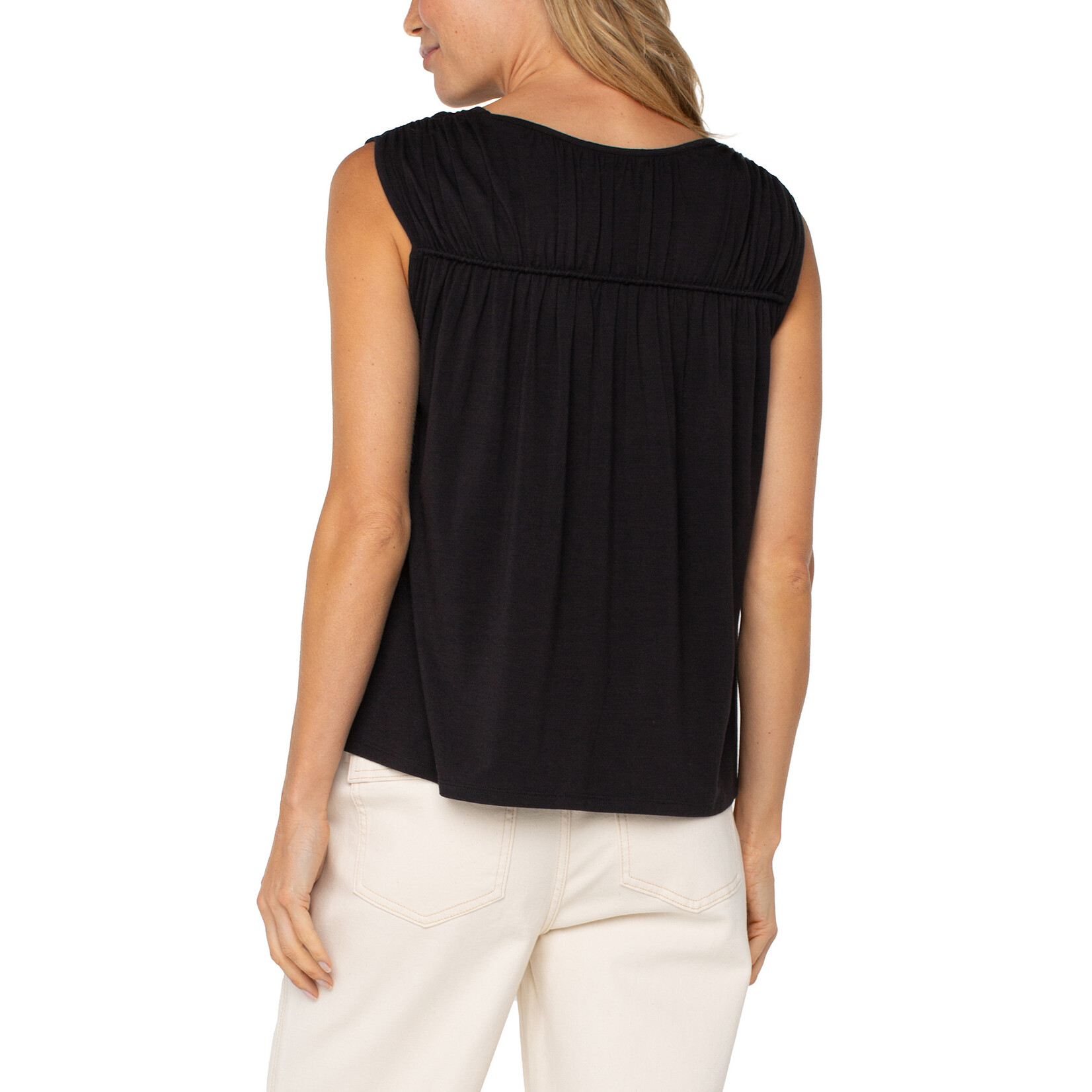 Liverpool LP Shirred Detail Tank