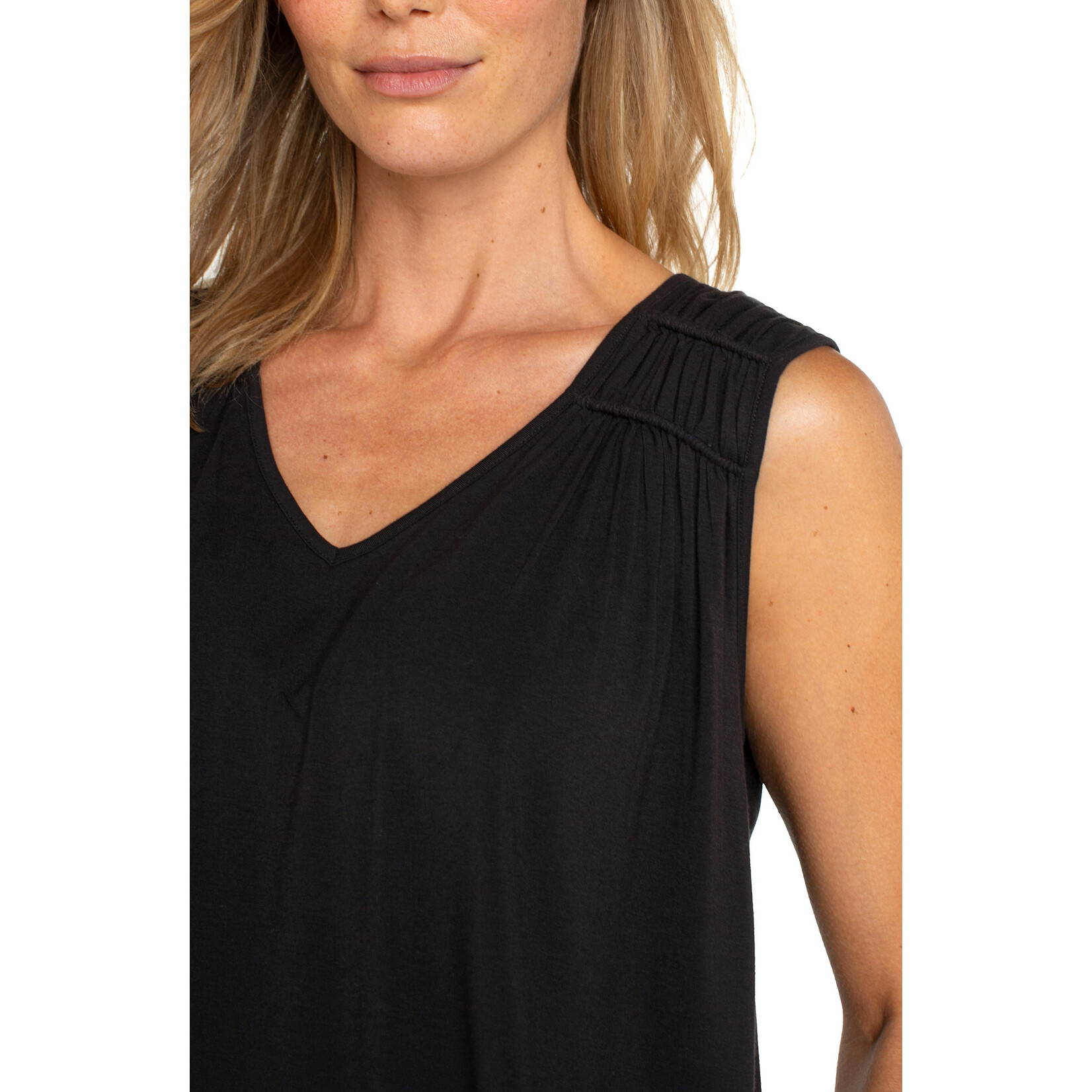 Liverpool LP Shirred Detail Tank