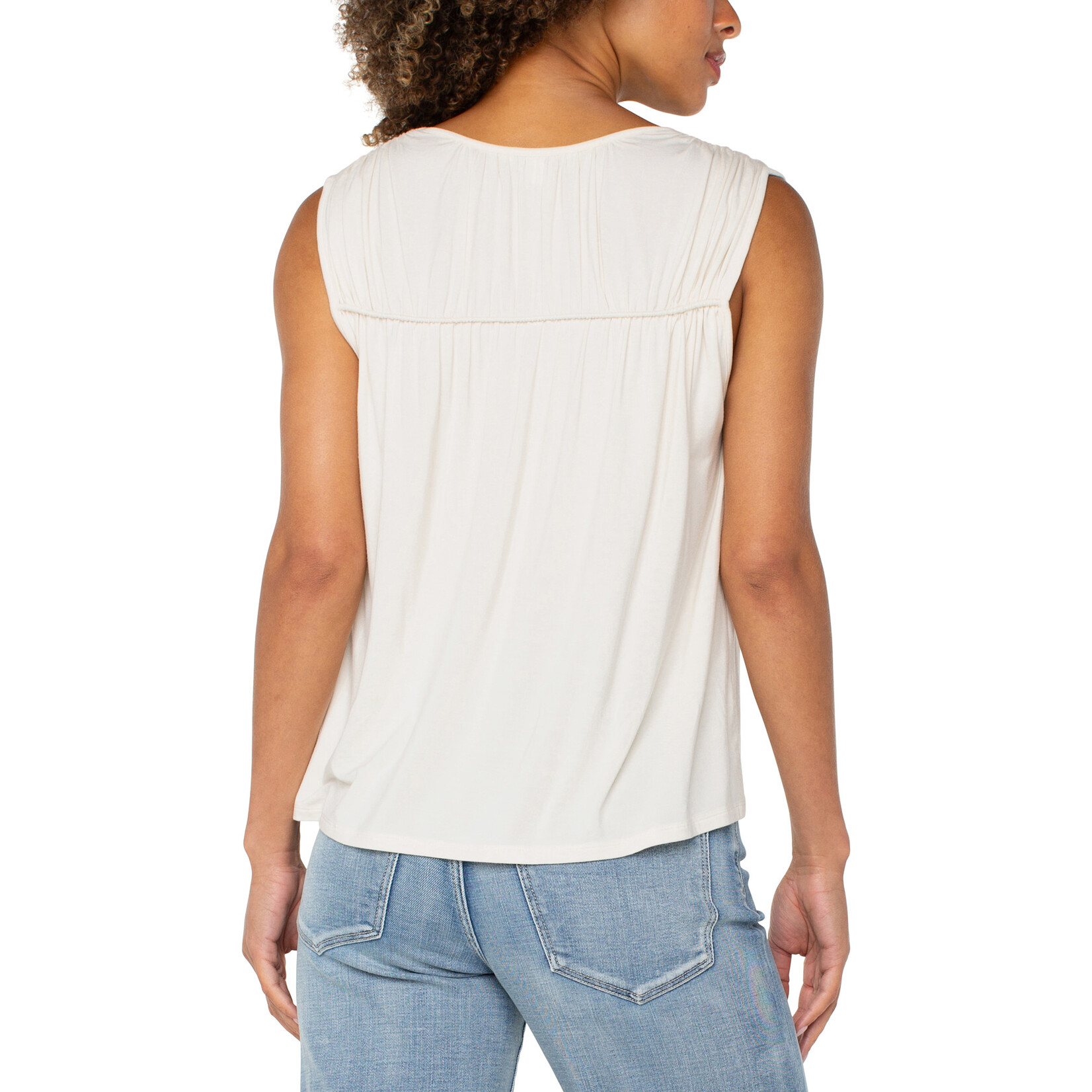 Liverpool LP Shirred Detail Tank