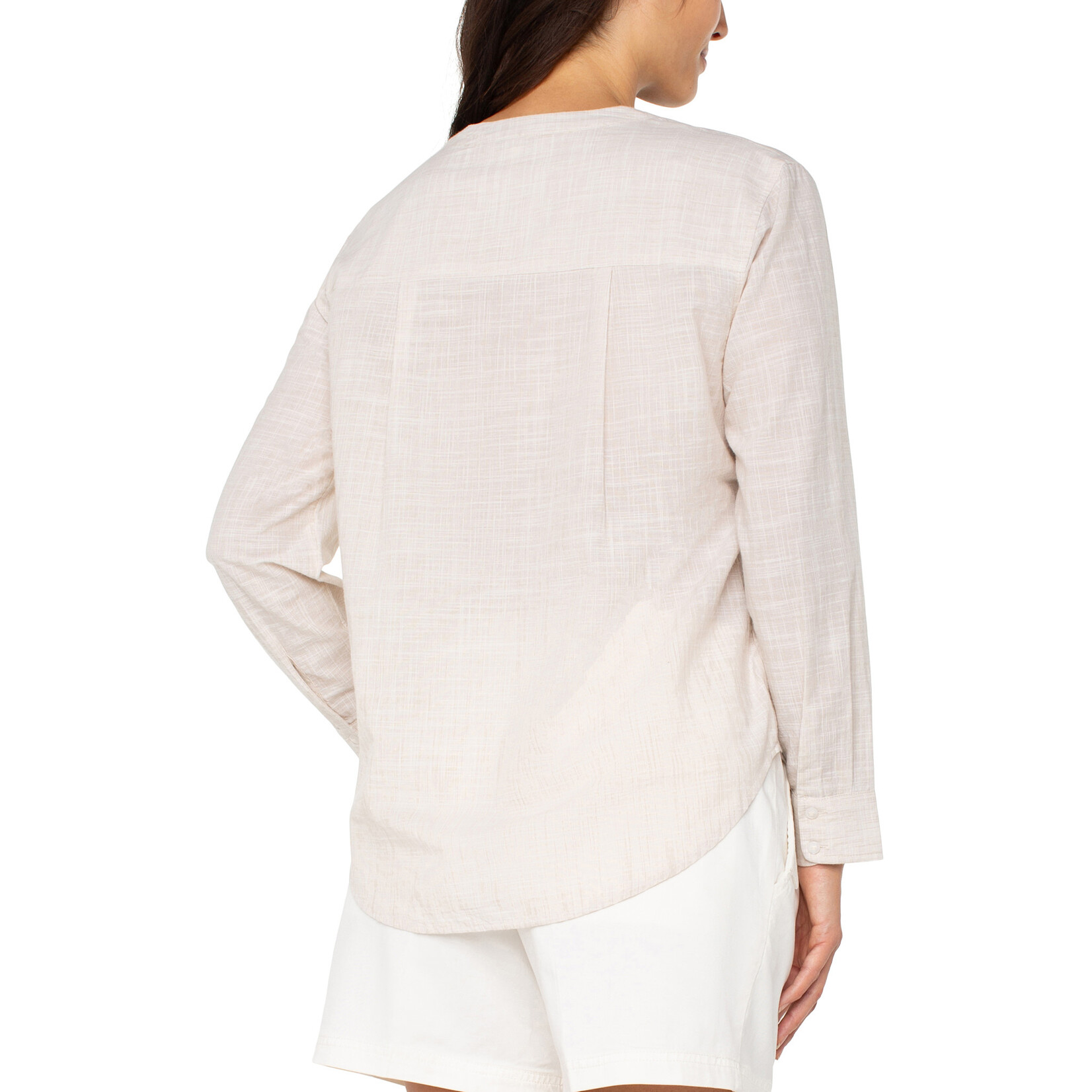 Liverpool LP Banded Collarless Top