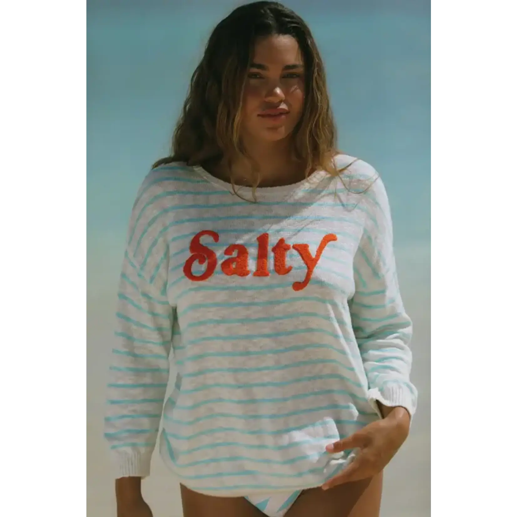 Tribal T Salty 3/4 Sleeve Sweater