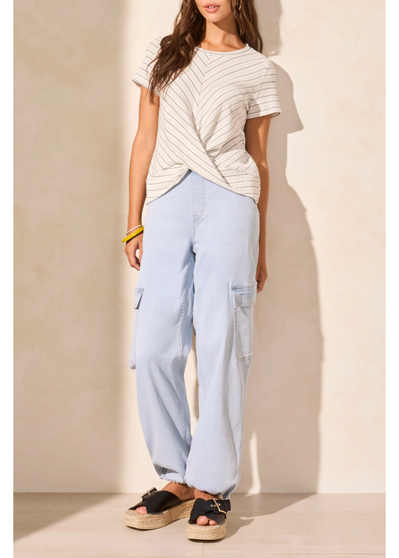 Tribal T S/S Top w/ Twist