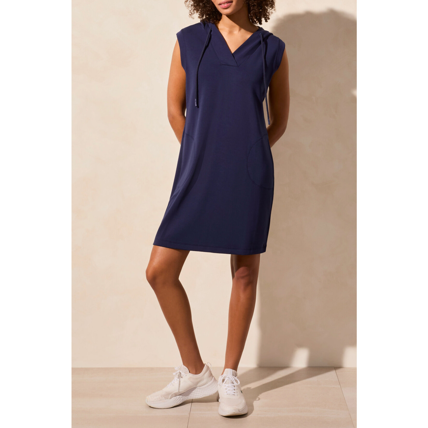 Tribal T Slvless Hooded Dress