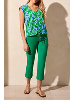 Tribal Printed V-Neck Top