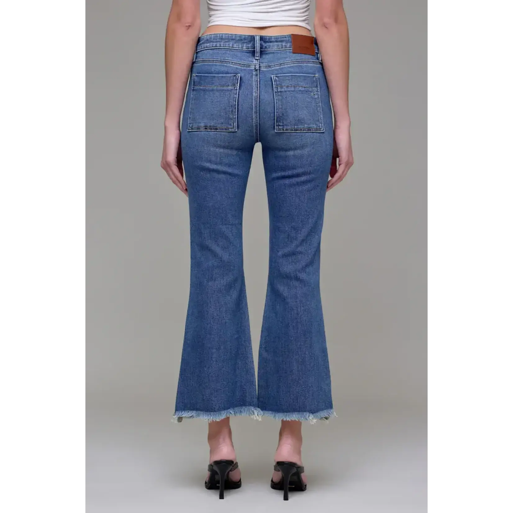 HIDDENBRAND HB Happi Cargo Cropped Flare Jean