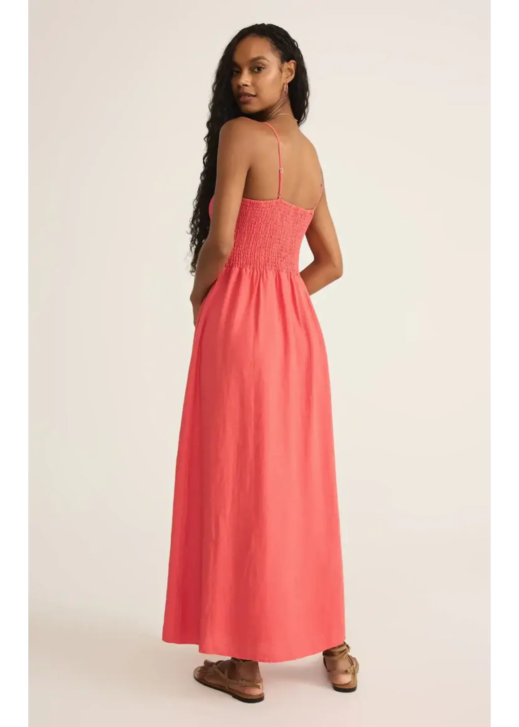 Z Supply Bayside Linen Maxi Dress
