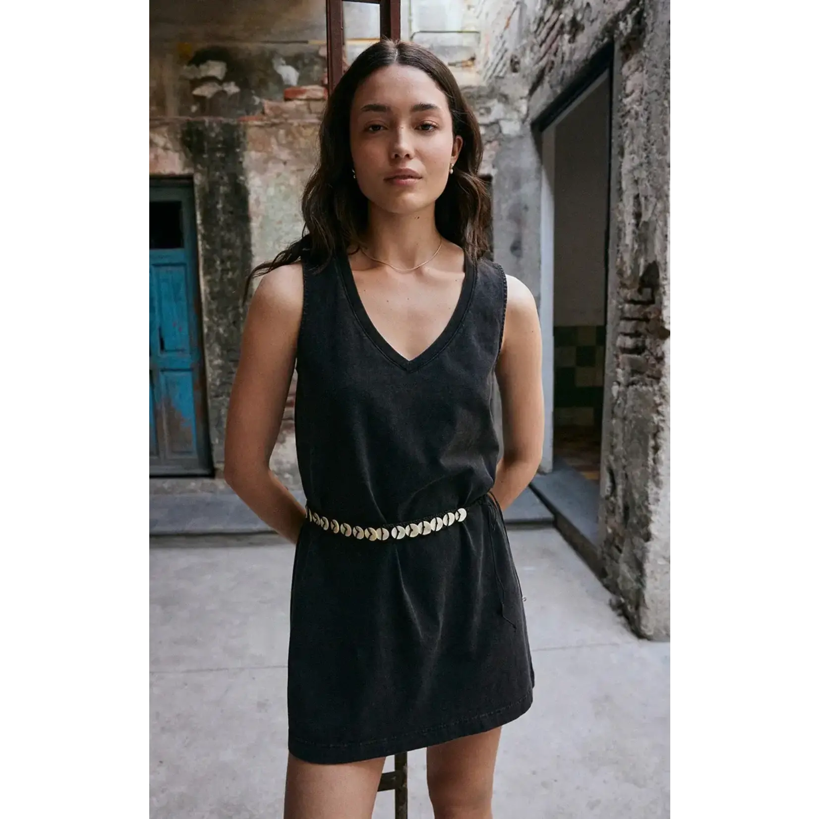 Z Supply Sloane V-Neck Mini Dress