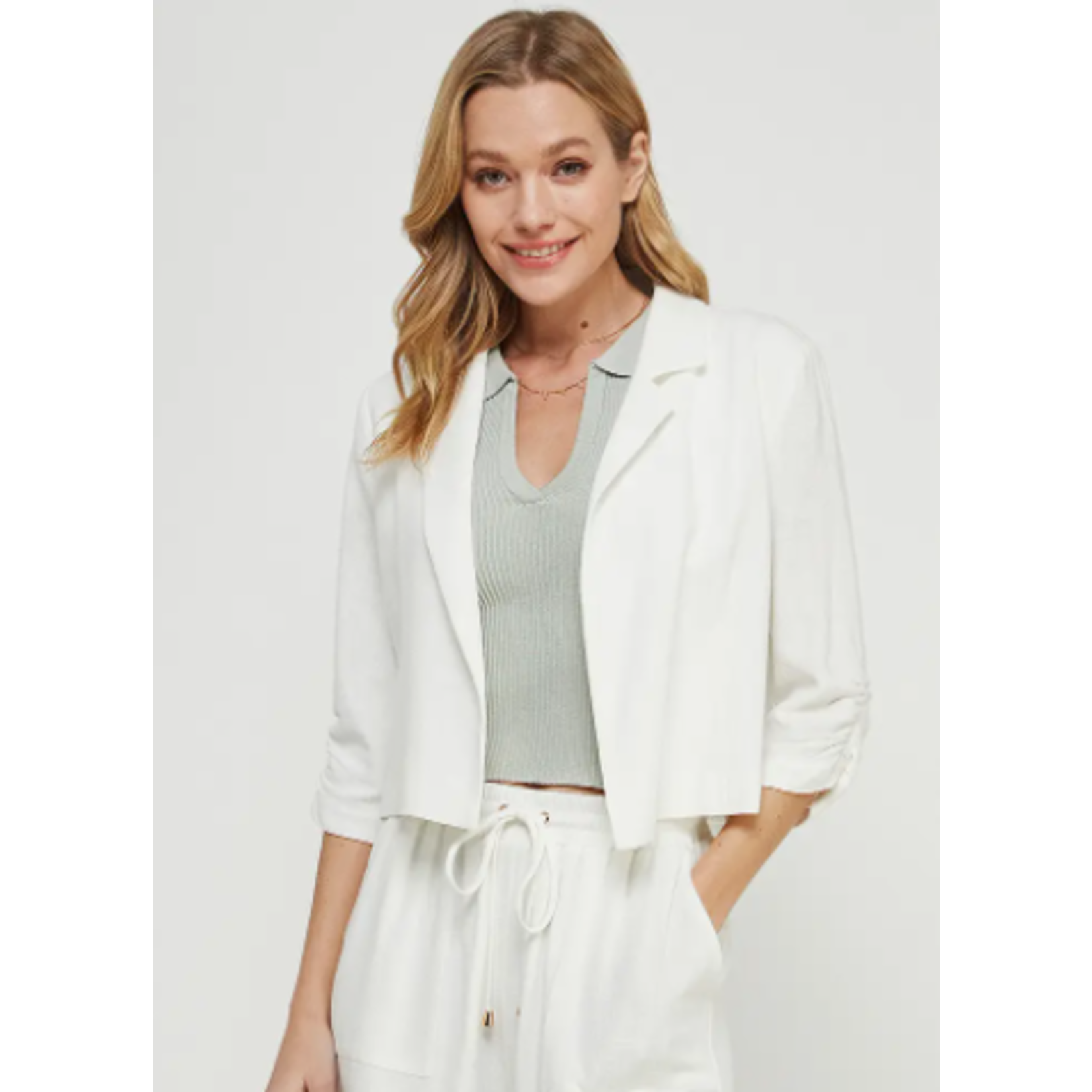 Allie Rose AR Linen Blazer