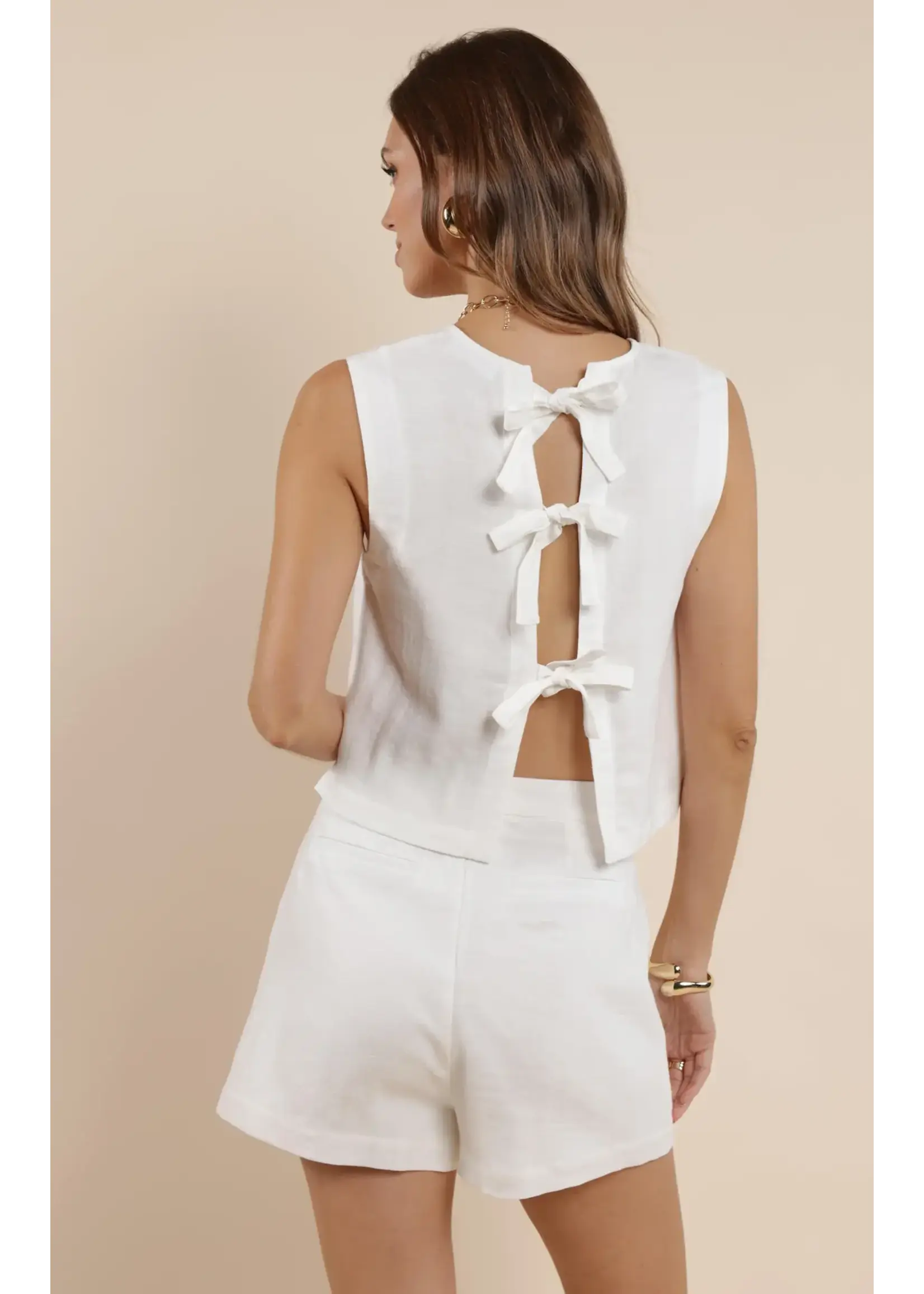 Sage The Label STL Coastal Calm Linen Tank