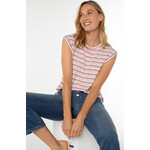 olivaceous Red Striped Top