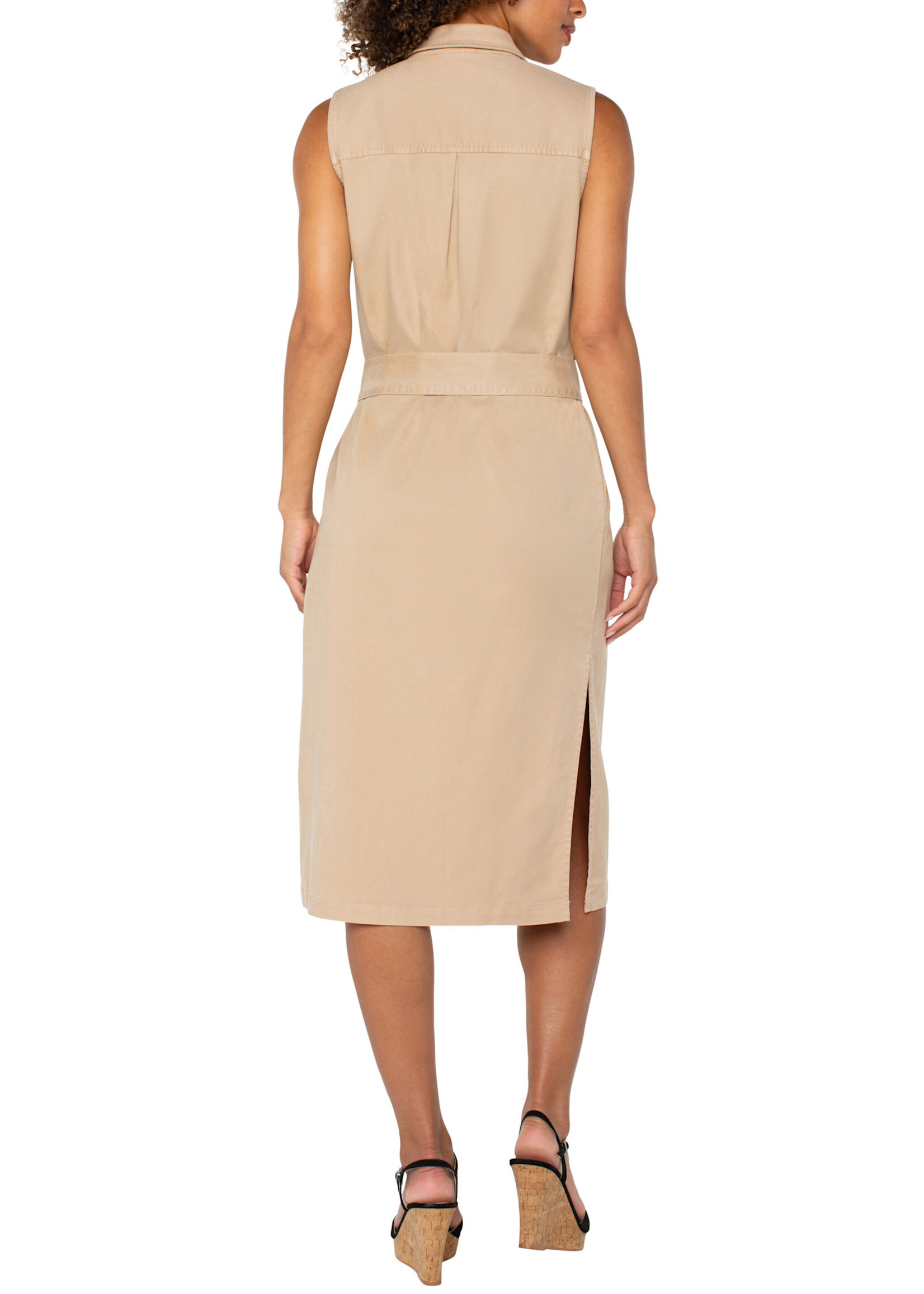 Liverpool LP Khaki Shirt Dress
