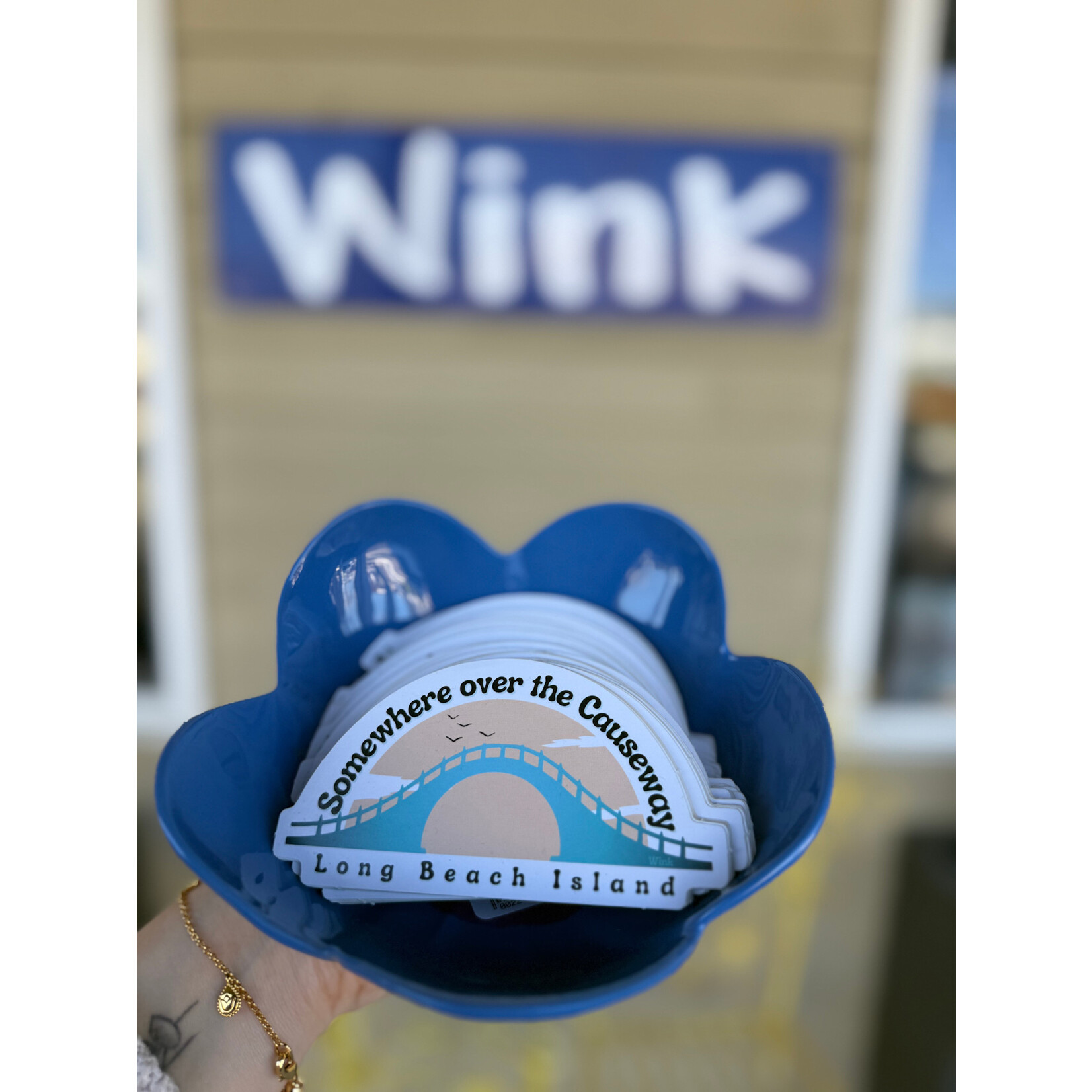 Wink W Causeway Sticker
