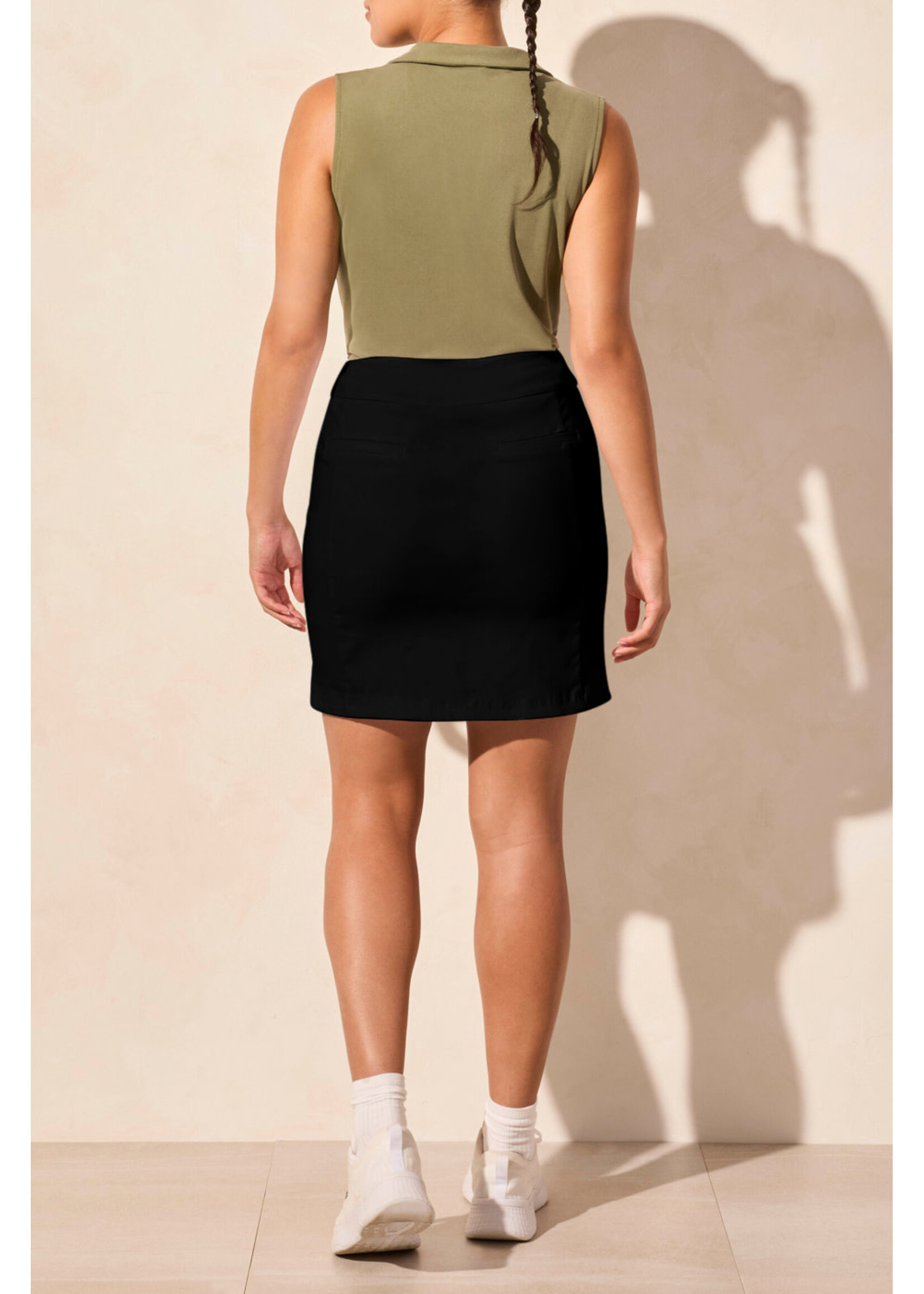 Tribal T Pull on Skort Rounded Slits