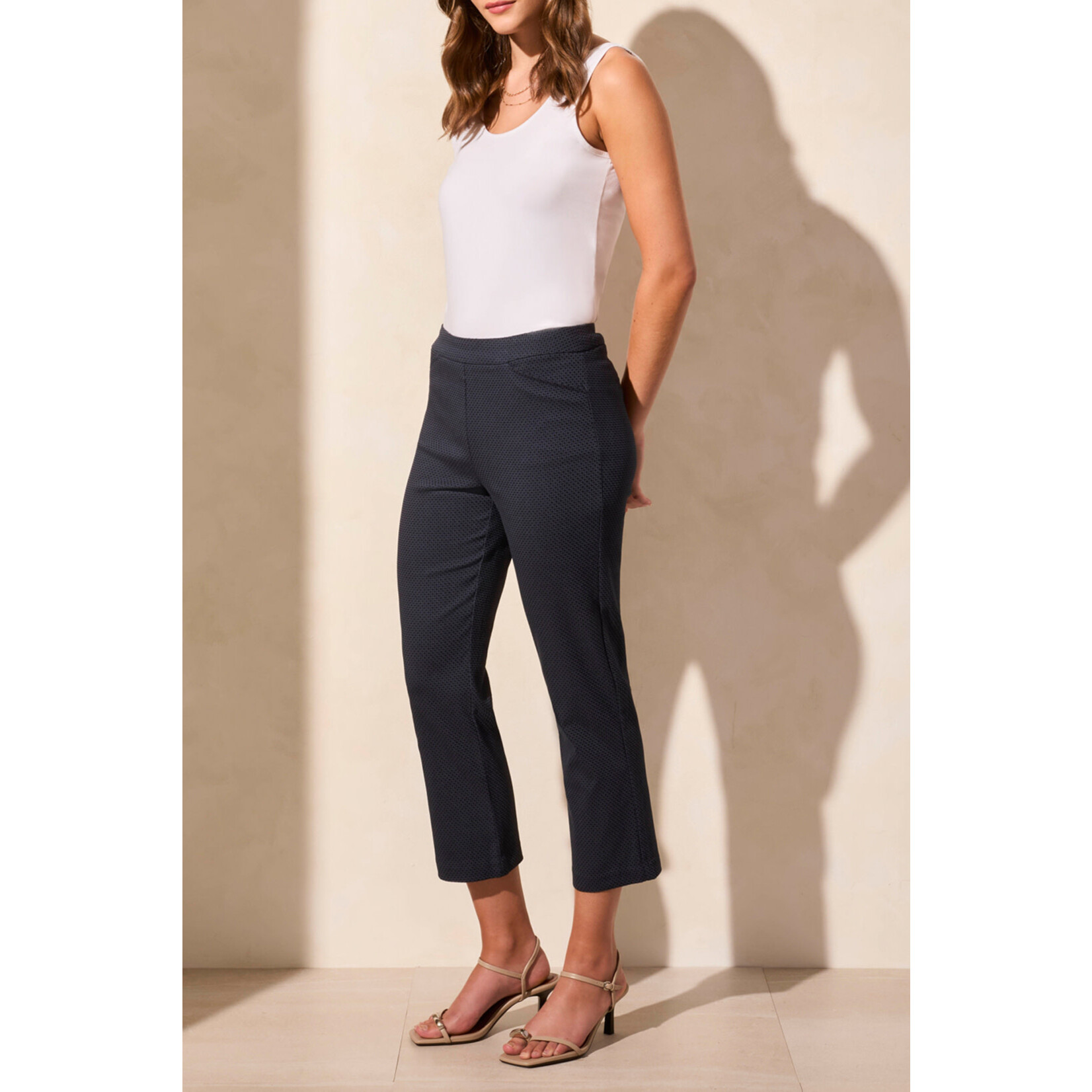 Tribal T Pull on Kick Flare Capri