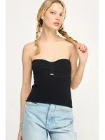 Miss Love Knit Strip Tube Top