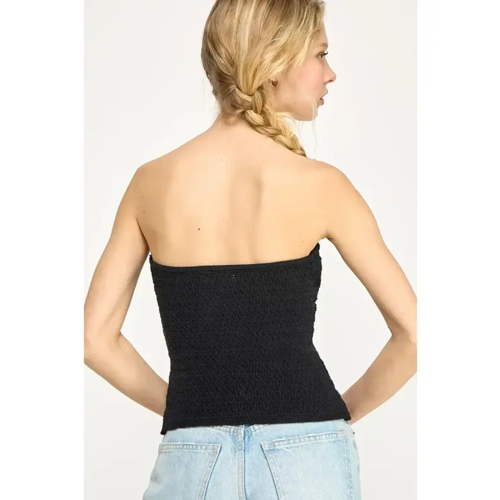 Miss Love ML Knit Strip Tube Top