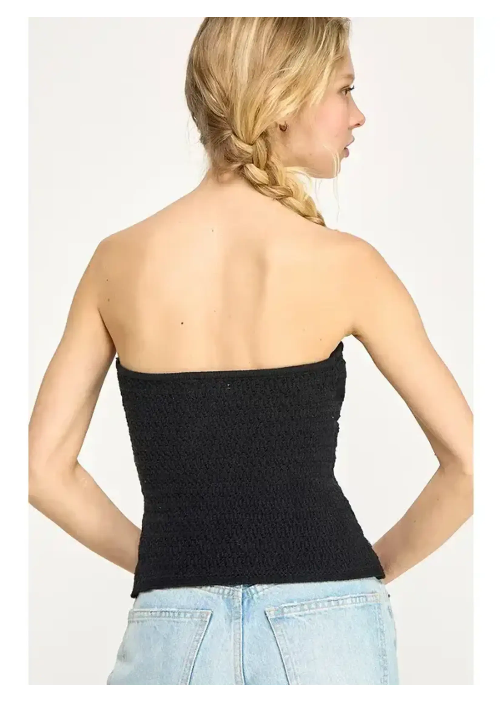 Miss Love ML Knit Strip Tube Top