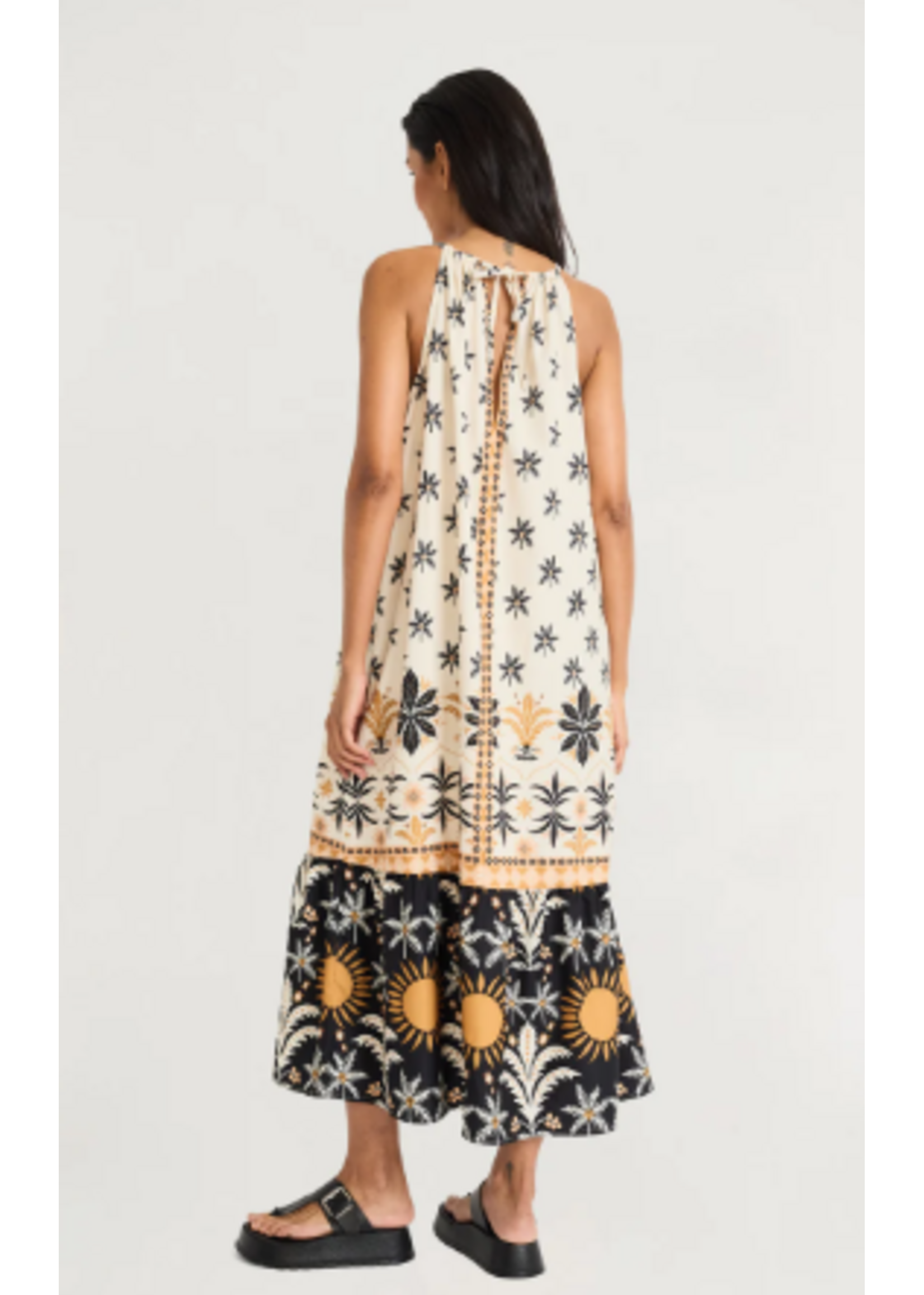 Maggy London ML Trapeze Halter Dress