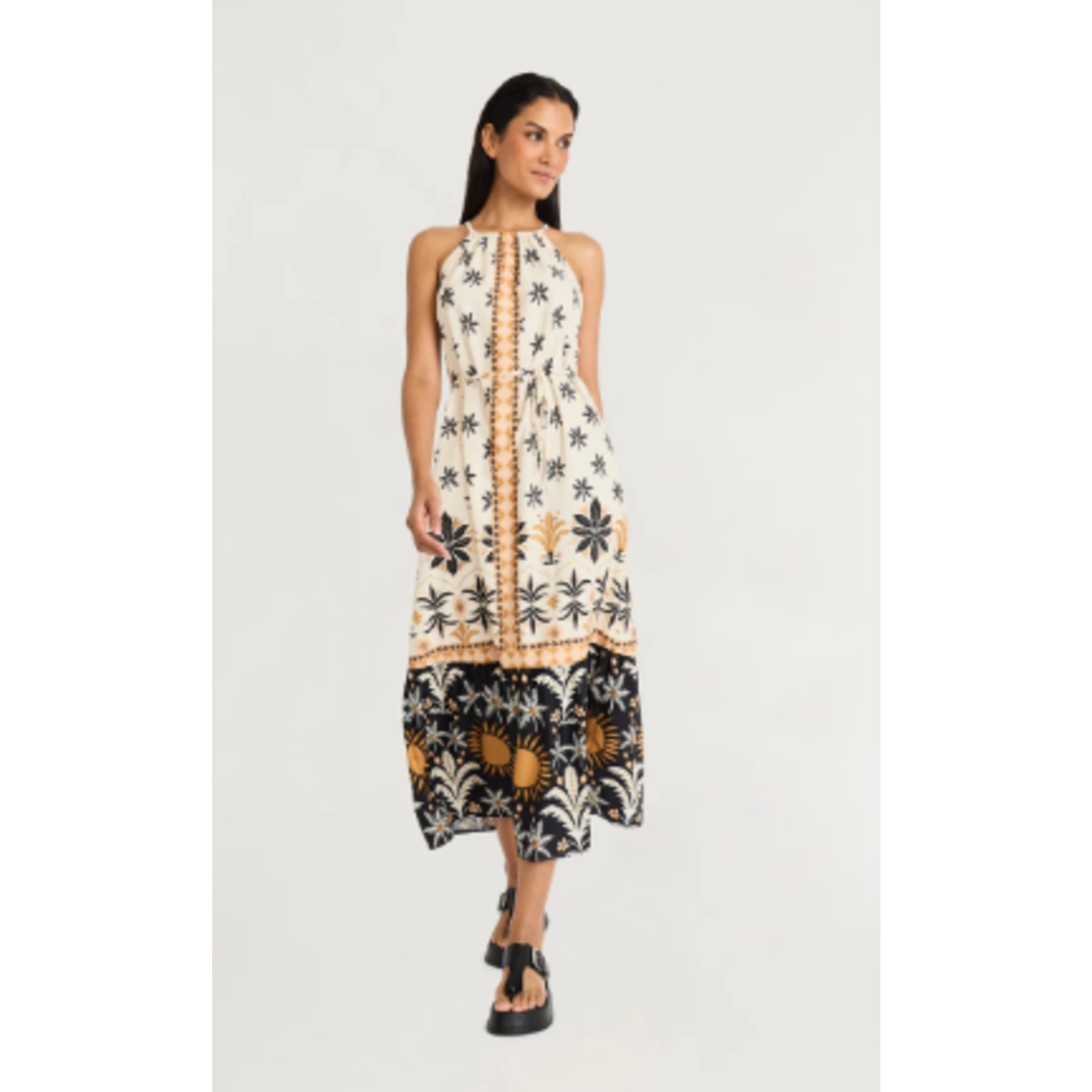 Maggy London ML Trapeze Halter Dress