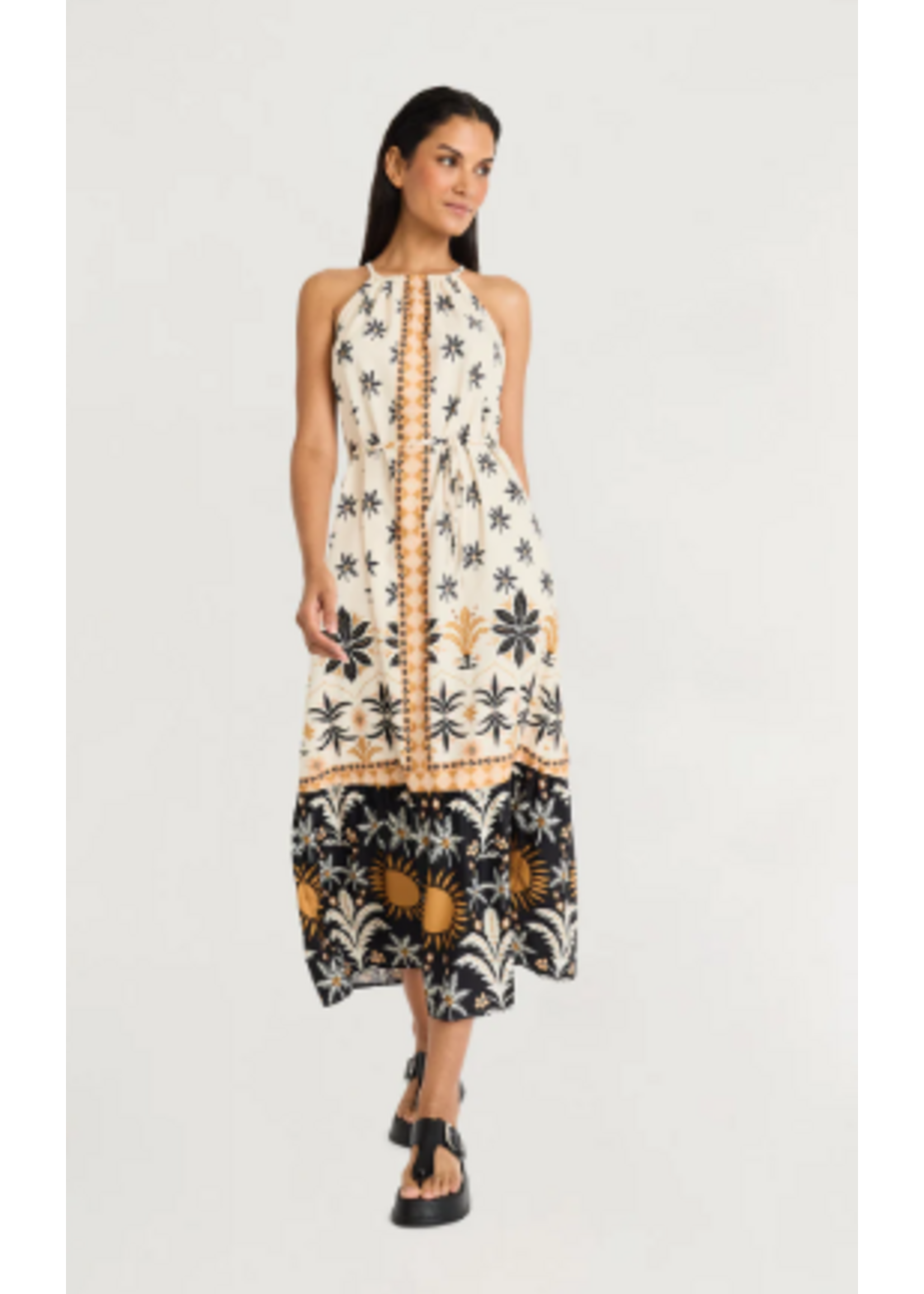 Maggy London ML Trapeze Halter Dress