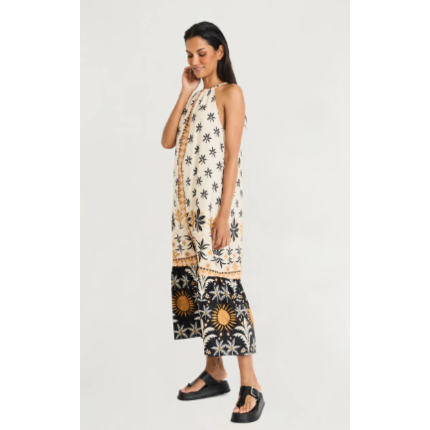 Maggy London ML Trapeze Halter Dress