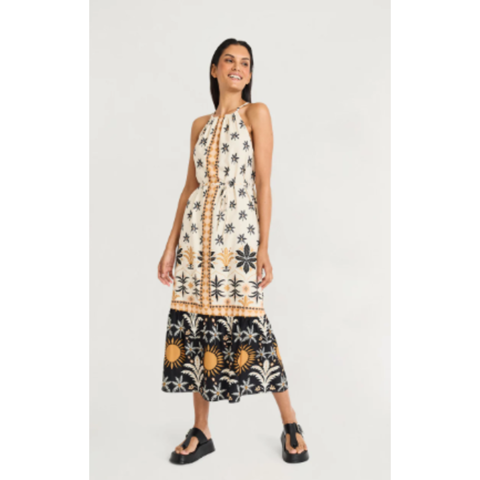 Maggy London ML Trapeze Halter Dress