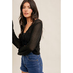 Hem & Thread HT Open Knit Cardi
