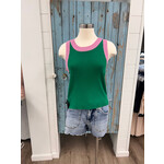 Compania Fantastica CF Green & Pink Tank