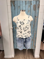 Blu Pepper Back Tie Woven Top