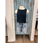 Blu Pepper Sleeveless Linen Blouse