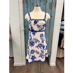 Fate F Floral Linen Blend Dress