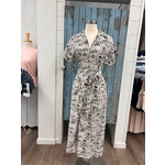 Fate F Button Front Midi Dress