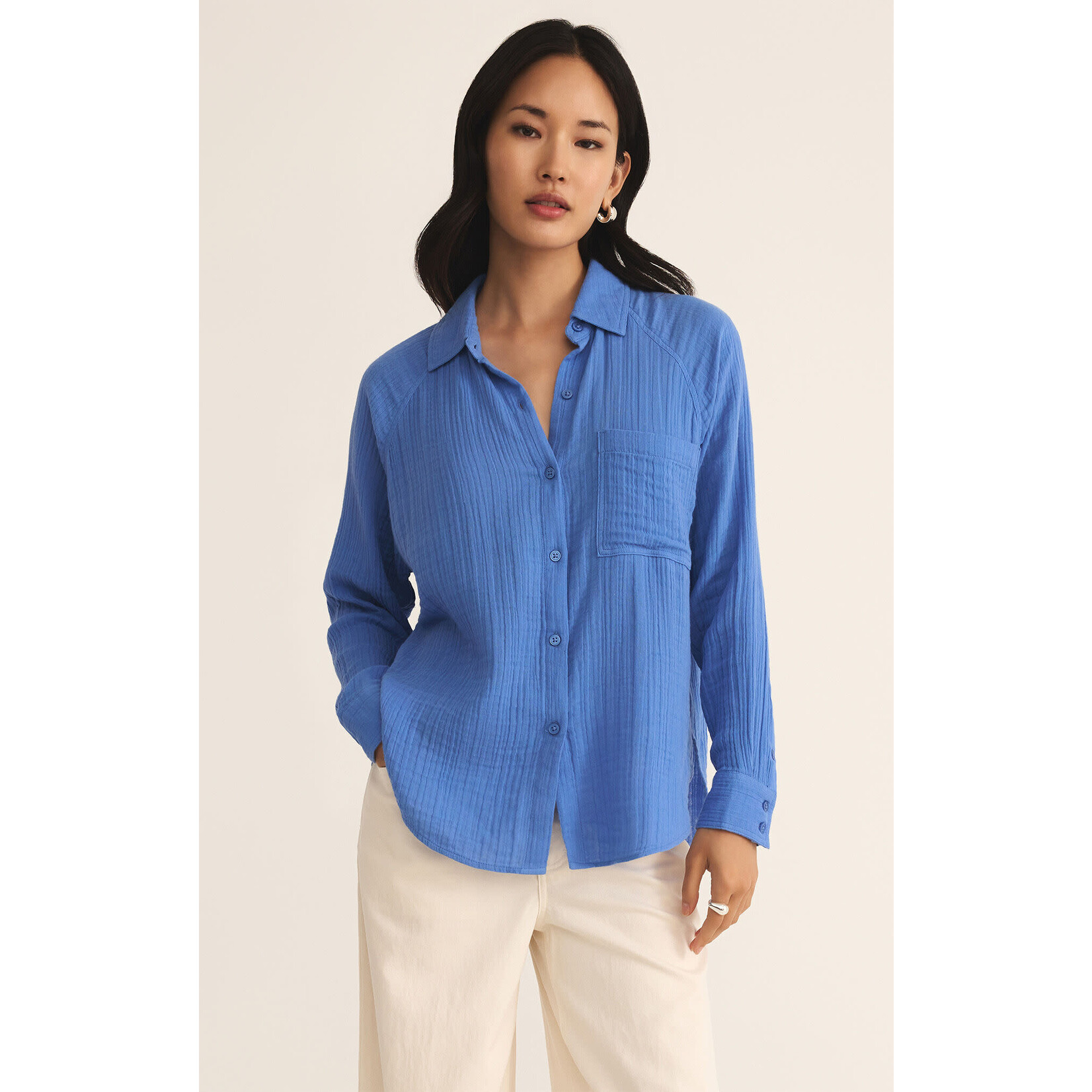 Z Supply ZS Perfect Airy Top Blue