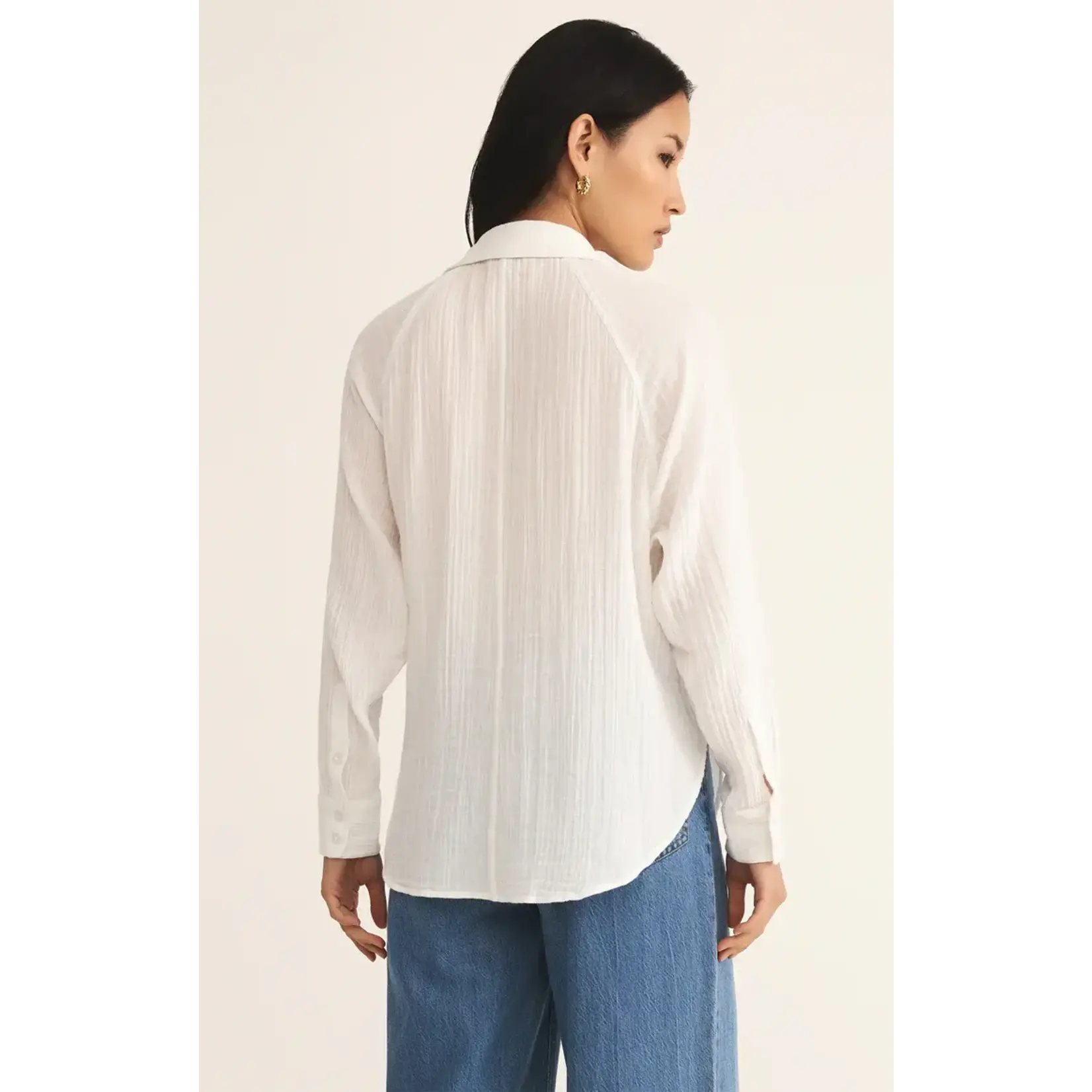 Z Supply ZS White Perfect Airy Top