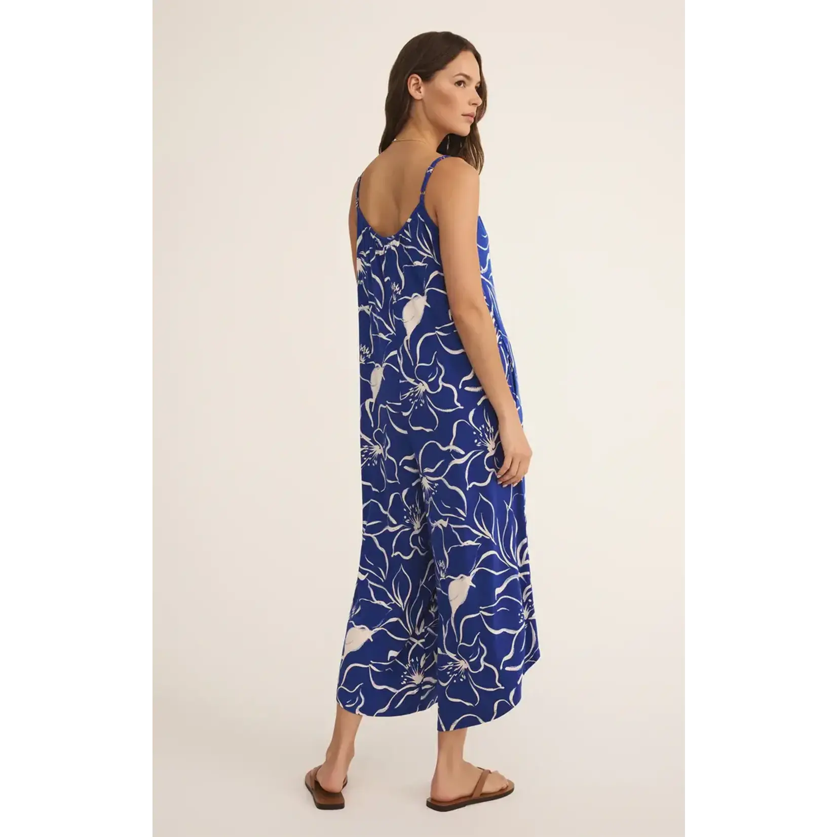 Z Supply ZS Cala Floral Flare Jumpsuit