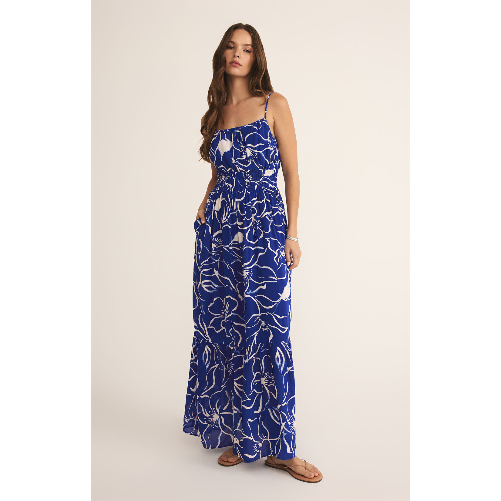 Z Supply  Toluca Cala Floral Maxi Dress