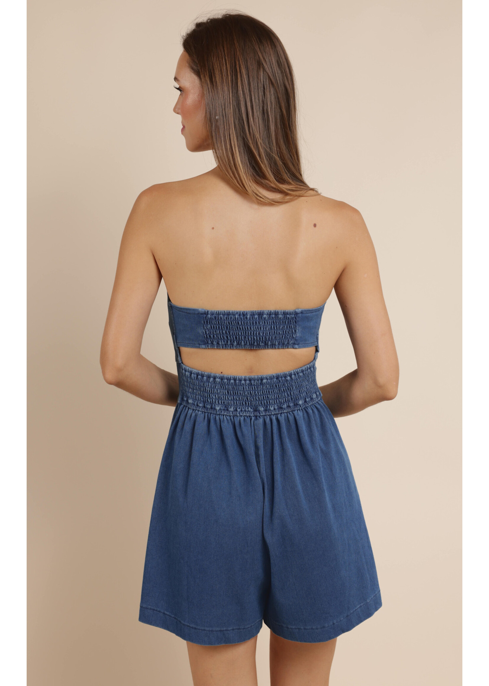 Sage The Label STL Wanderwave Tube Top Romper