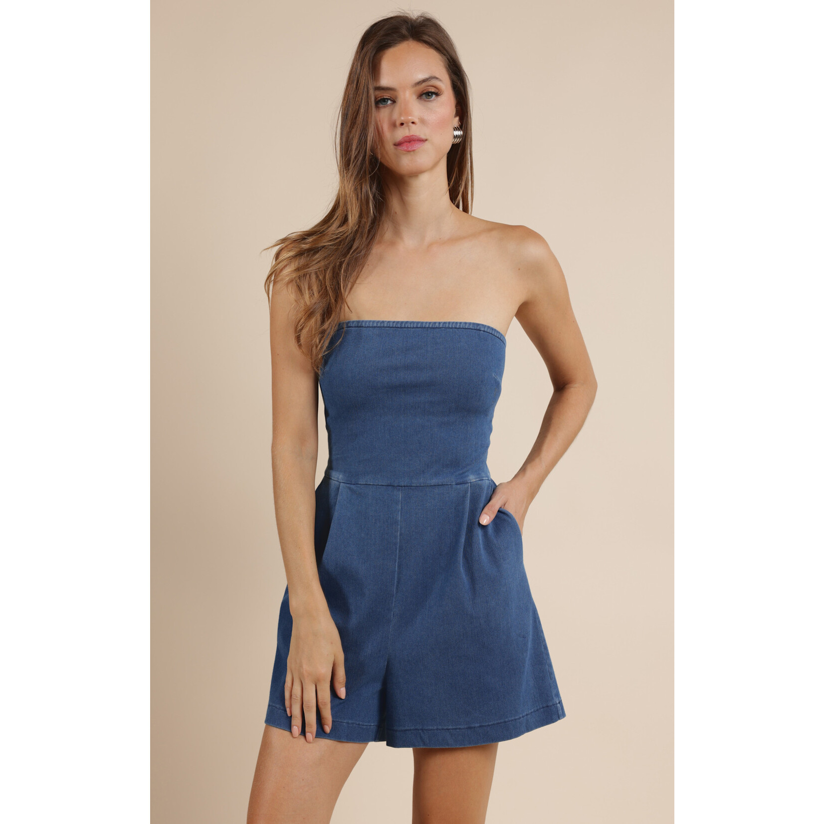 Sage The Label STL Wanderwave Tube Top Romper