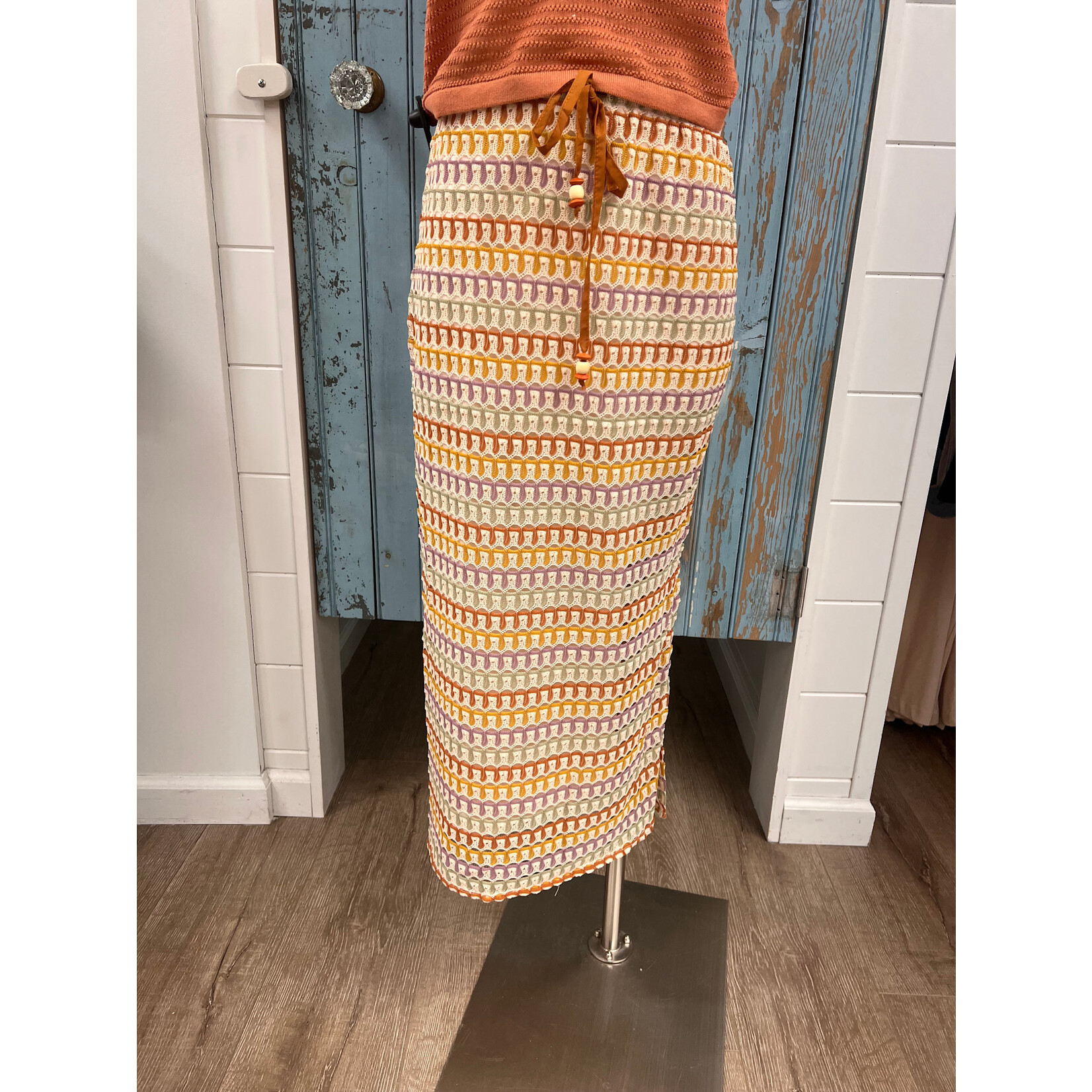 Sadie Sage SS Gilded Midi Skirt