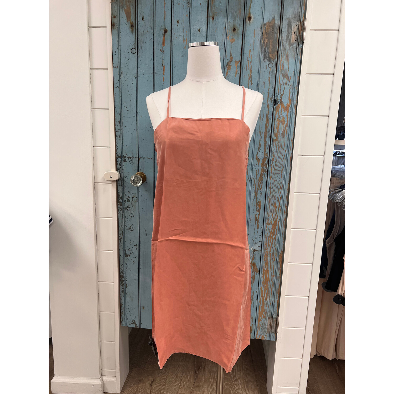 Sadie Sage SS Back Button Detail Mini Dress