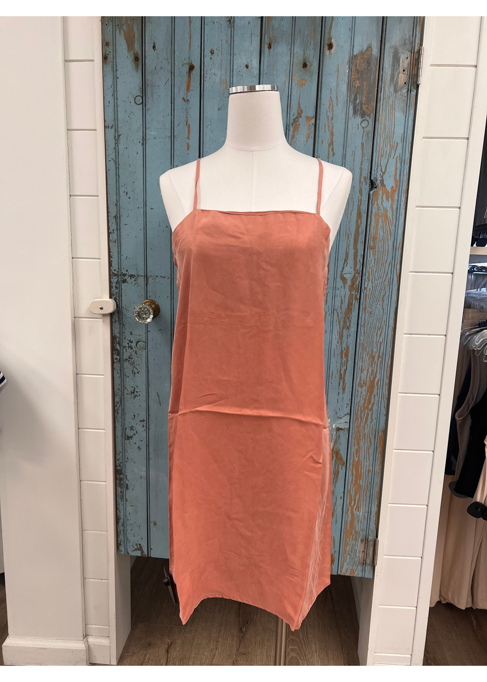 Sadie Sage SS Back Button Detail Mini Dress