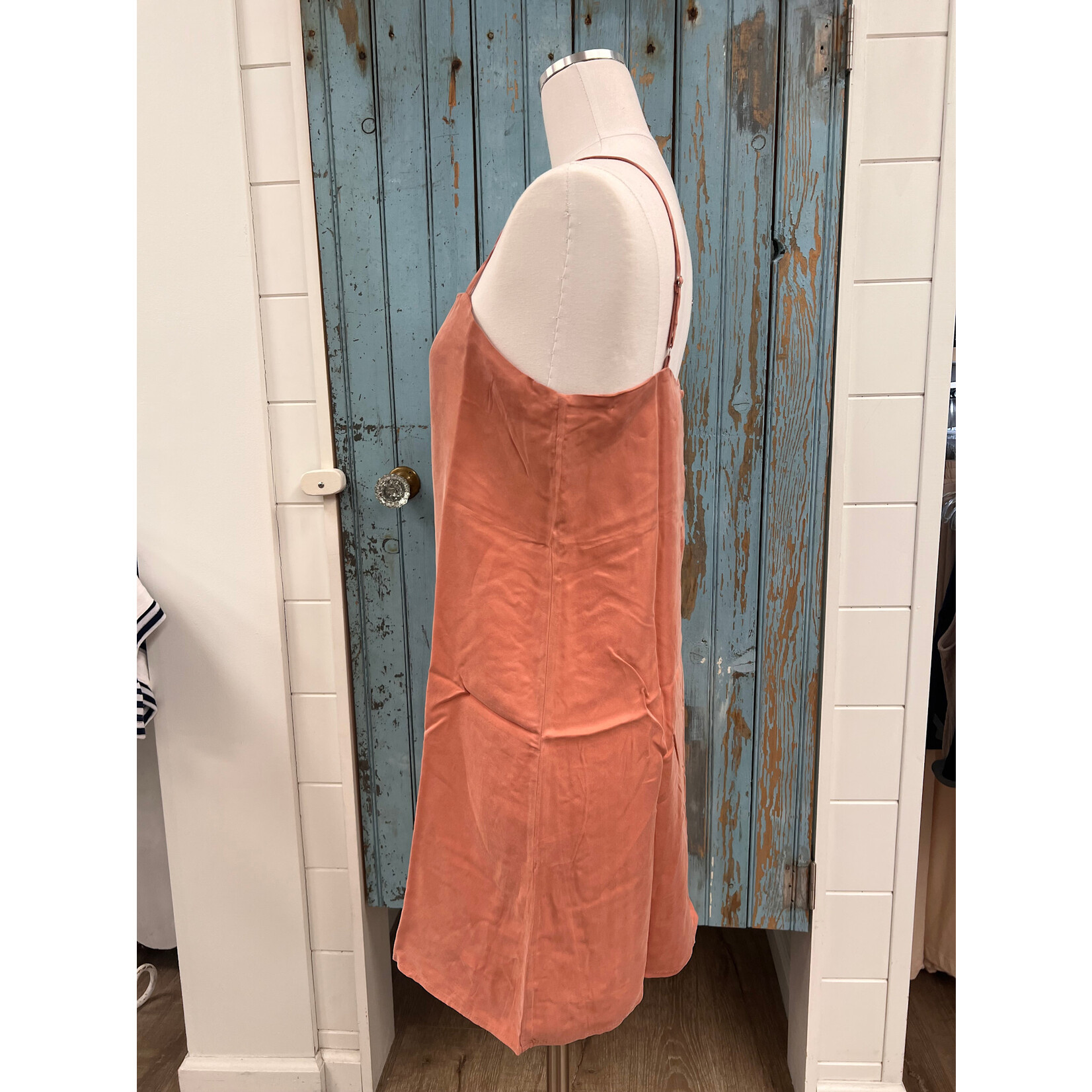 Sadie Sage SS Back Button Detail Mini Dress